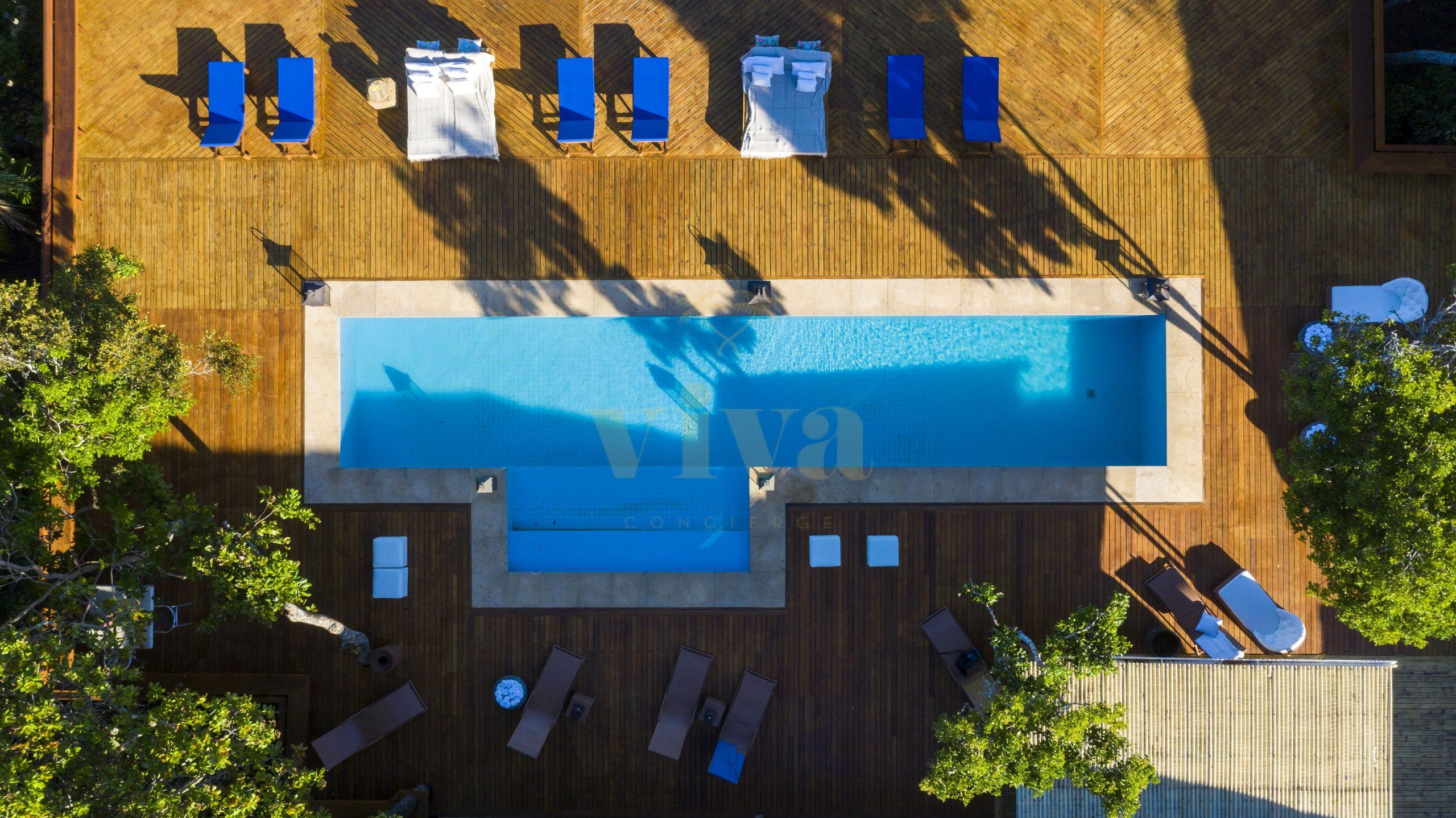 Área social - piscina 7 vista aérea